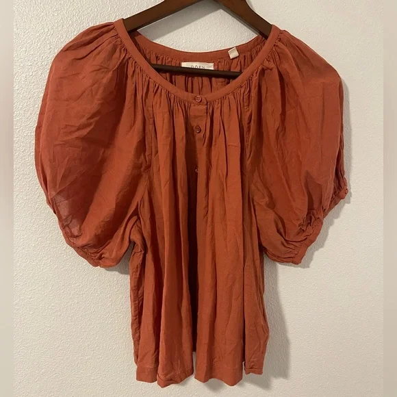 Doen June Blouse in Tierra - Picture 2 of 6